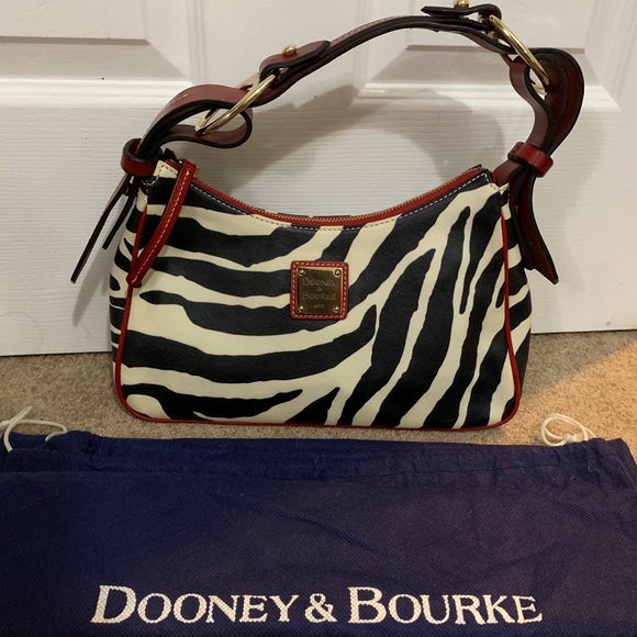 Dooney & Bourke zebra print handbag - Picture 2 of 9